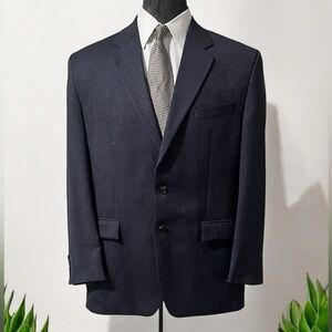 Chaps Ralph Lauren, Navy Men's 100% Wool Blazer